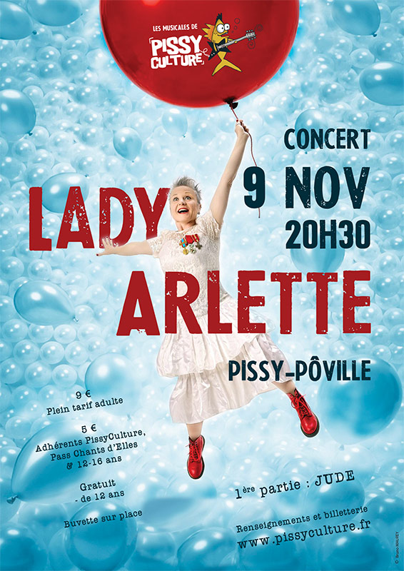 Concert Lady Arlette 9 novembre Pissy-Pôville