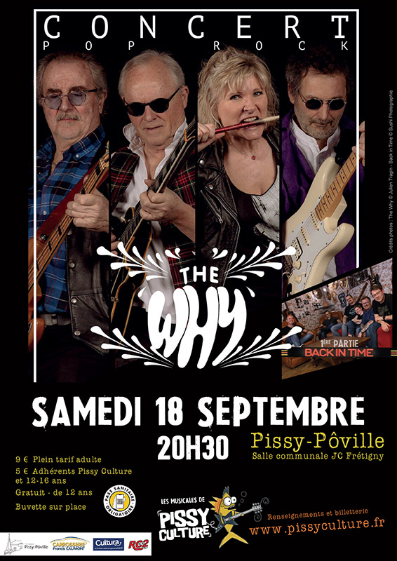 Concert The Why à Pissy Poville le 18 septembre 2021